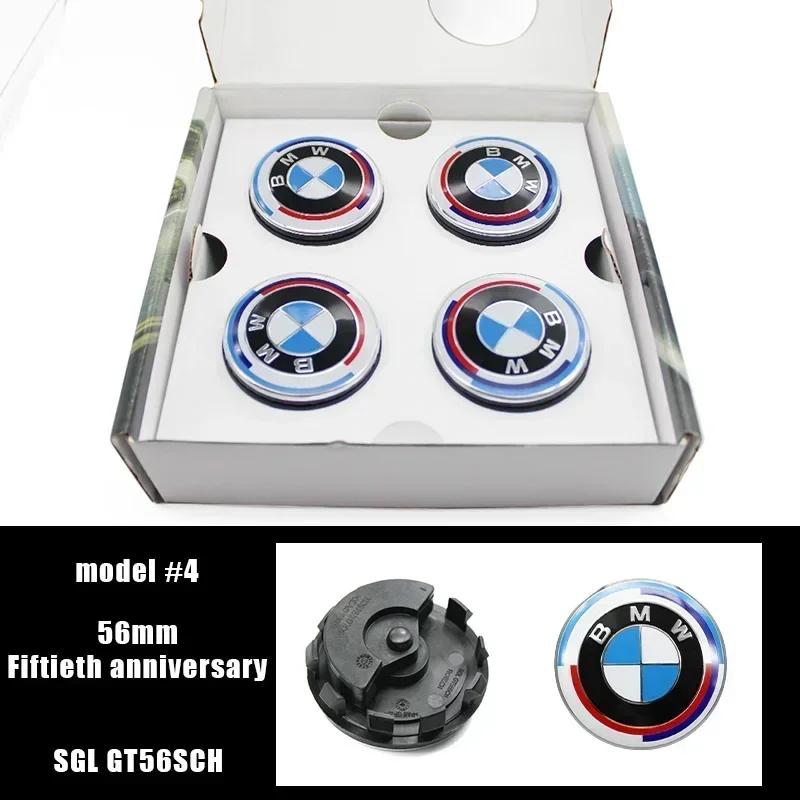 Nové 4 ks 56mm 68mm Plovoucí středové krytky kol Pro BMW G11 G12 G30 G31 G32 G38 G01 G08 G02 G05 F45 F46 F52 F48 F49 F39 Auto Ac