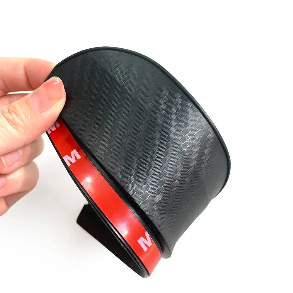 2pcs Car Rearview Mirror Rain Shield Rain Eyebrow Rain Cover Universal Carbon Fiber Rear View Side Mirror Rain Eyebrow Shield