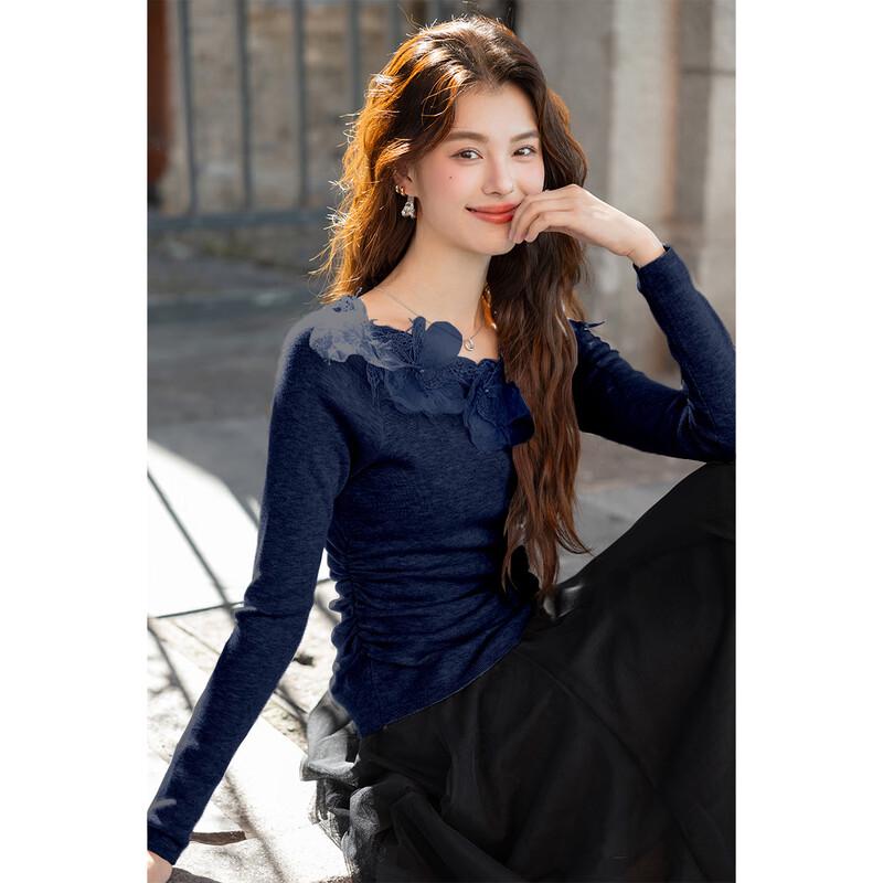 Mokaana Women's One-Shoulder Knit Top