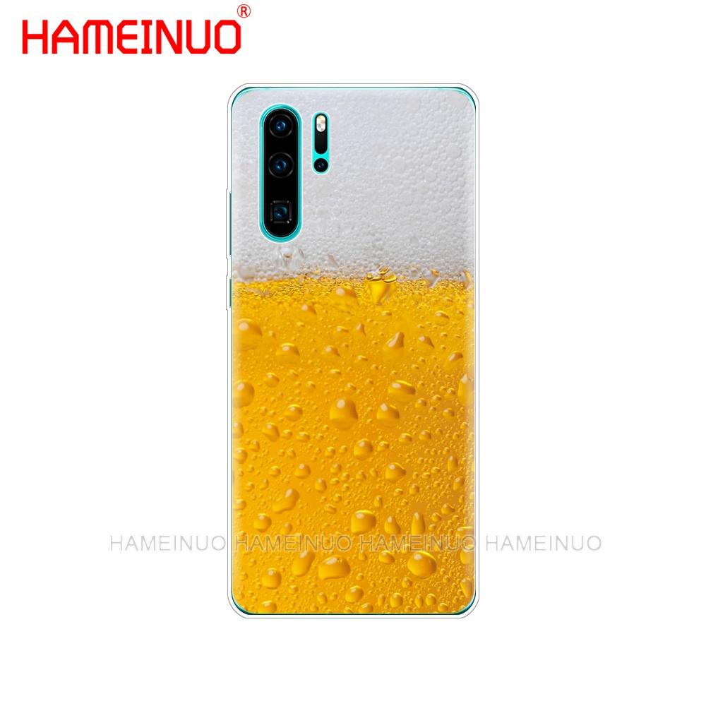 silicon phone cover case for huawei P30 PRO LITE P SMART 2019 plus p smart Z p20 lite 2019 Beer A Glass of Beer Summer Cocktai