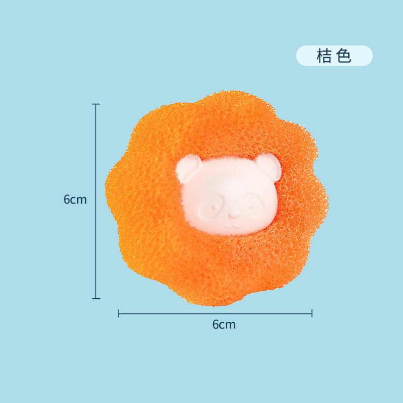 

Washing Ball, Friction Ball, Washing Machine Sponge, Sticky Hair, Stain Remover, Washing Ball One Size оранжевый