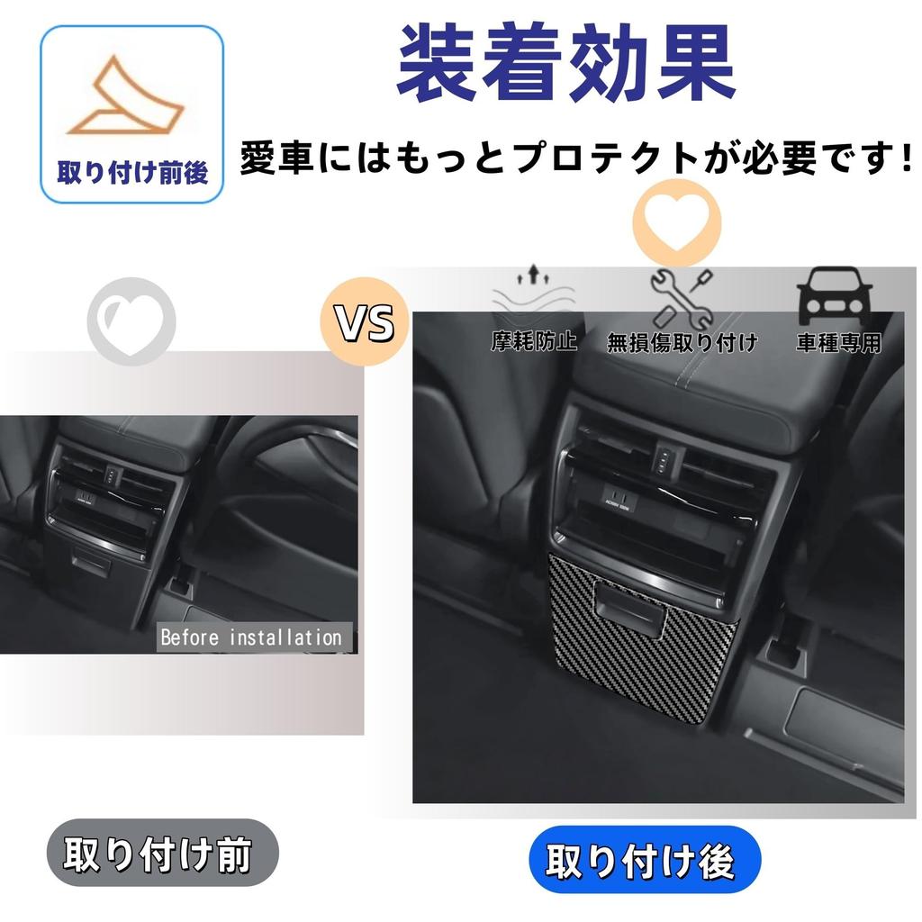 Glealcco Kompatibel mit den neuen Alphard/Vellfire 40 Serie Zubehör Hinten