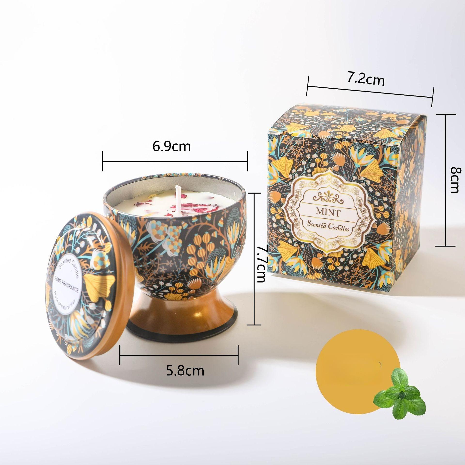 Goblet Dried Flower Scented Candle Birthday Gift Flower Scented Scented Candle