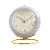 Metal Alarm Clock Creative Silent Children's Electronic Alarm Clock Simples Living Room Bedroom Student Night Light Timing Clock