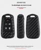 Carbon Fiber Silicone Key Cover for Buick Excelle 15T/18T & Chevrolet Folding Key