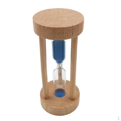 Sanduhr aus Holz, 3-Minuten-Uhr zum Kochen, zur Auswahl, blau, wie beschrieben
