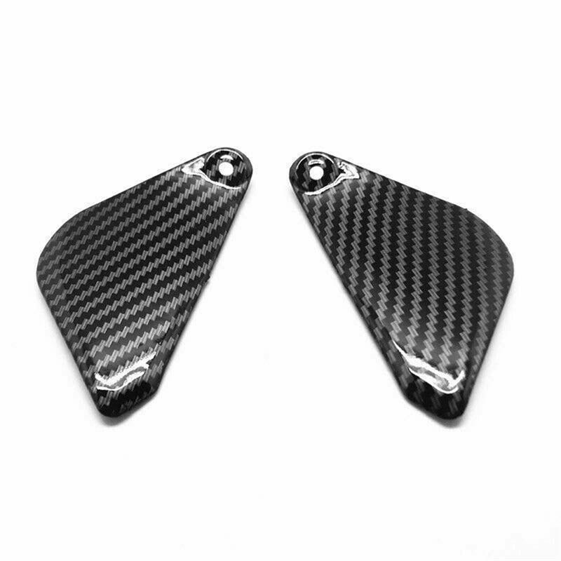 Authentic 1 Pair Front Side Headlight Cover Fairing Cowl Carbon Fiber Pattern Plastic For Honda VFR 800 2002-2012 Carbon Fiber Pattern