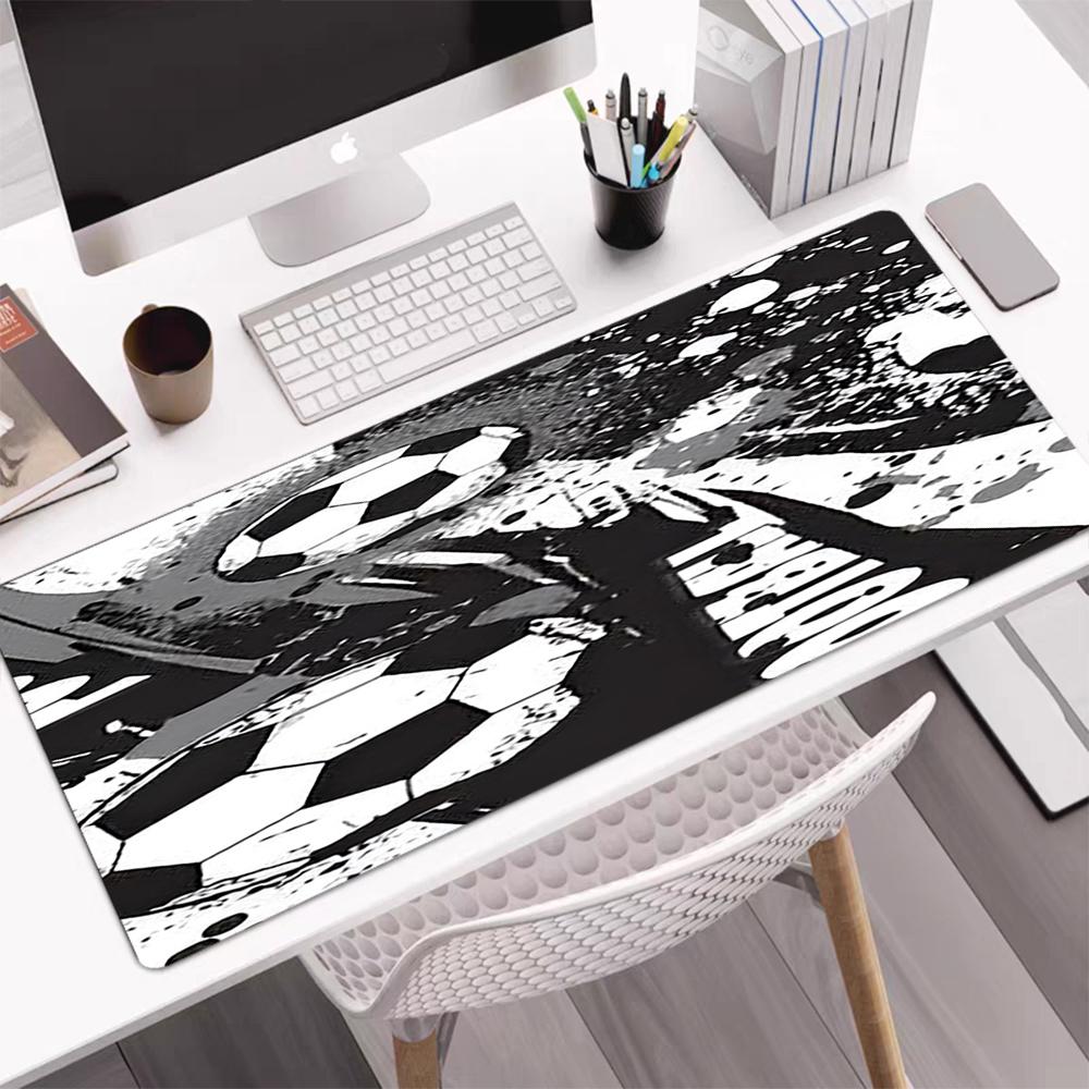 Soccer Theme Mouse Pad, Non Slip Rubber Base, Multifunctional Office & Home Decor, Perfect for Workspace Personalization.