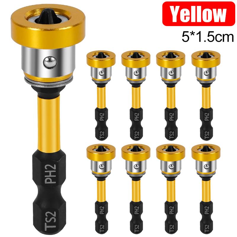 

Wholesale Magnetic Positioning Batch Head Plasterboard Screwdriver Bit Set PH2 Hex Shank Drywall Locating Screw Drilling Tools 1PC