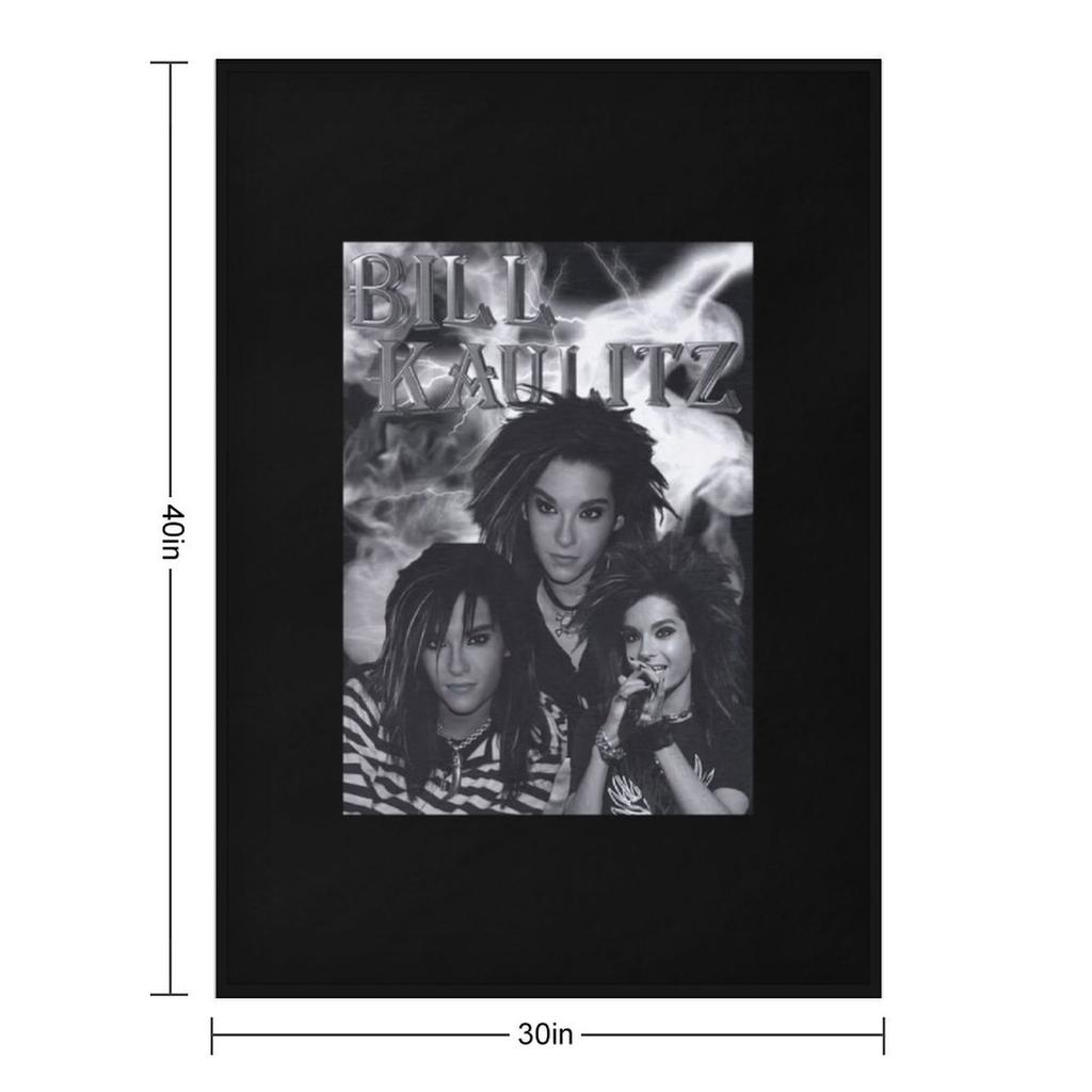Bill Kaulitz 1 Throw Blanket Bed Fashionable Cute Large funny gift Blankets