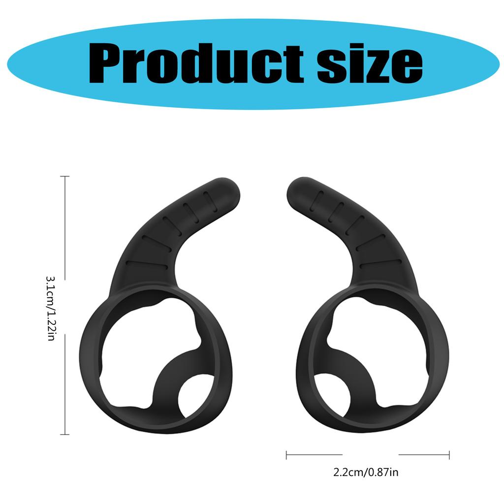 Replacement Silicone Ear Tips Covers In Ear Headphone, Soft Comfortable Earbud Covers Enhancing Sound Isolation for Buds