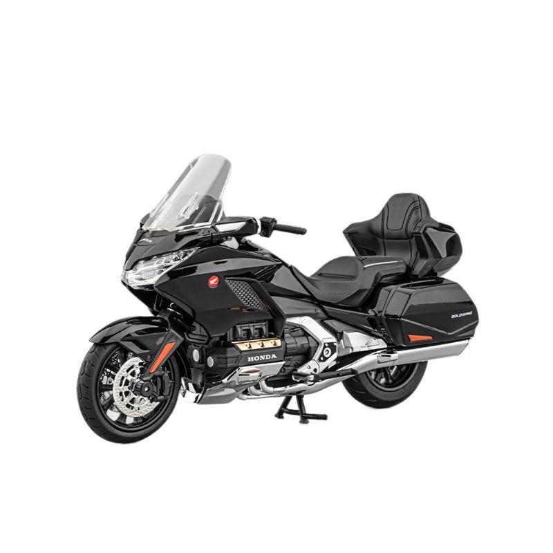 

1/12 Honda Gold Wing GL1800 Alloy Diecast Motorcycle Model Simulation Light Collectible Children Toy Vehicle Birthday Gift чёрный