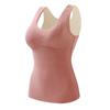 Womens Self Heating Velvet Thermal Vest Built In Brushed Padded Plus Size Winter Underwear