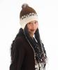 AMES-WORLDWIDE Earflap Beanie Brown