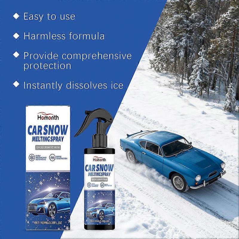 Car Windshield De-Icer Fast-Acting Ice Melting Spray for Windshields for Fridges/Freezer Inside
