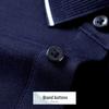 FORTEI Men's Silk Blend Pima Cotton Polo Shirt