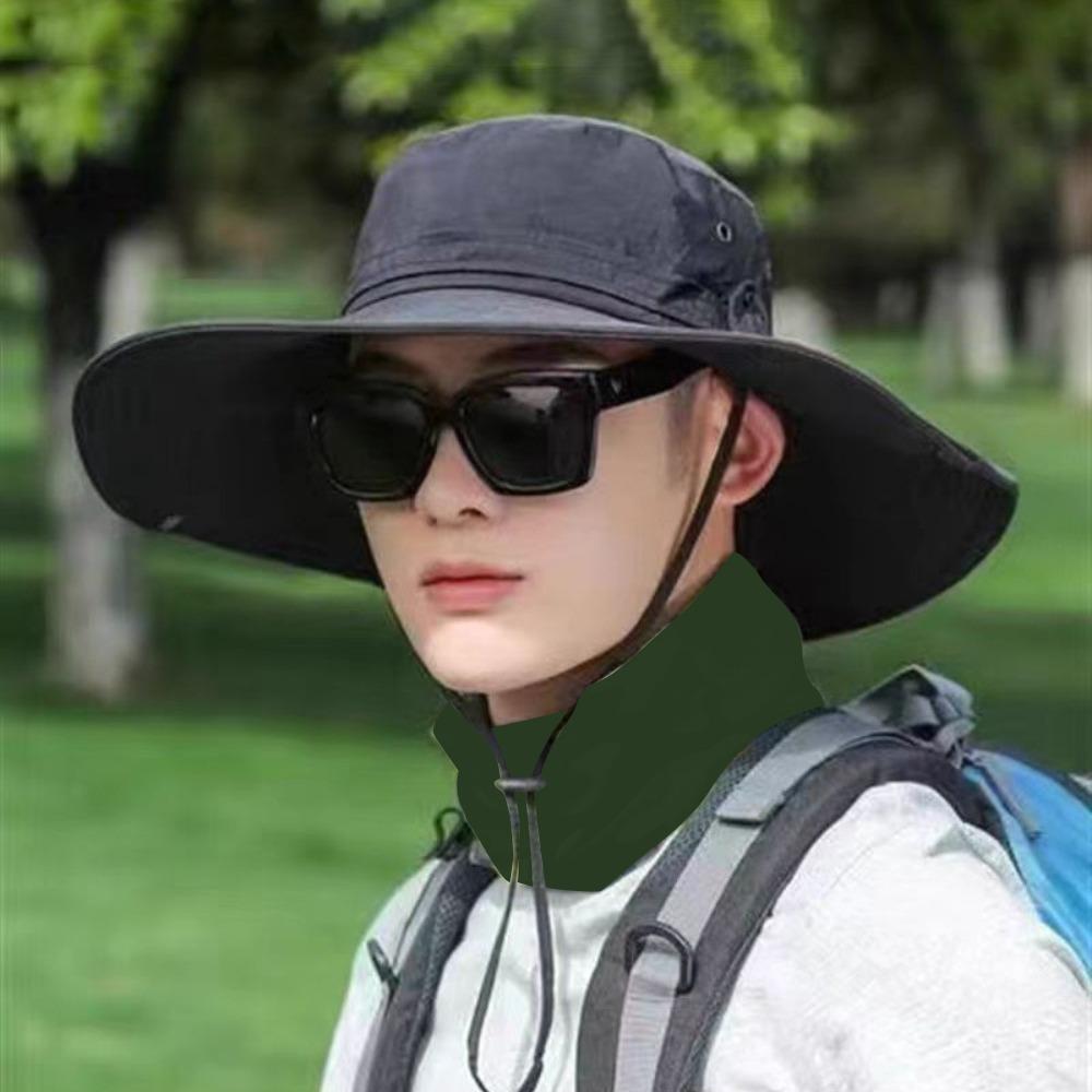 Anti-UV Fishing Cap Anti-Sun Sunscreen Hat Fashion Beach Hat  Summer