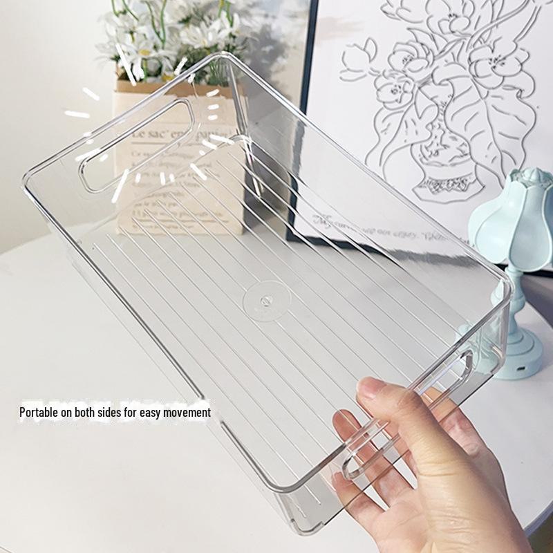 

«Прозрачный акриловый ящик для хранения косметики и закусок»