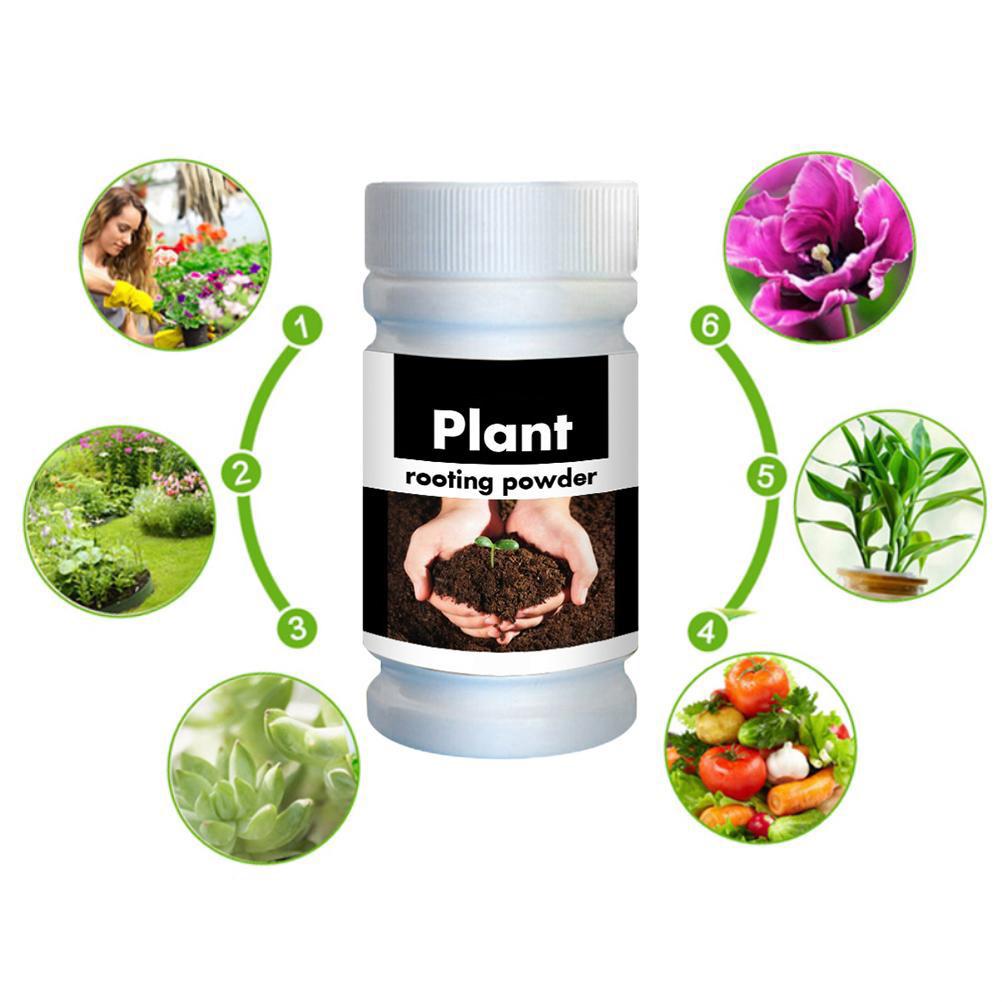 Quick Rooting Powder Fast Plant Flower Rooting Powder Quick Growth Transplant Fertilizer for