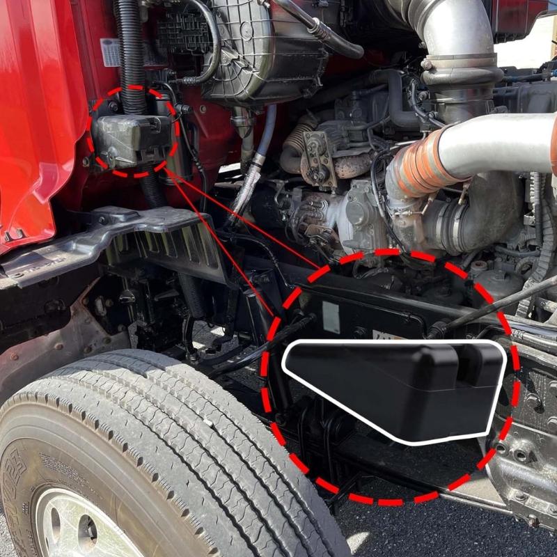 Pack of 2 Hood Latch Bumpers Support Replacement Left Right L856081 L85-6081 M75681 for Peterbilt 567 579