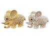 Bling Elephant Car Air Conditioner Air Outlet Perfume Clip Car Perfume Air Freshener Diamond Elephant Auto Interior Decoration