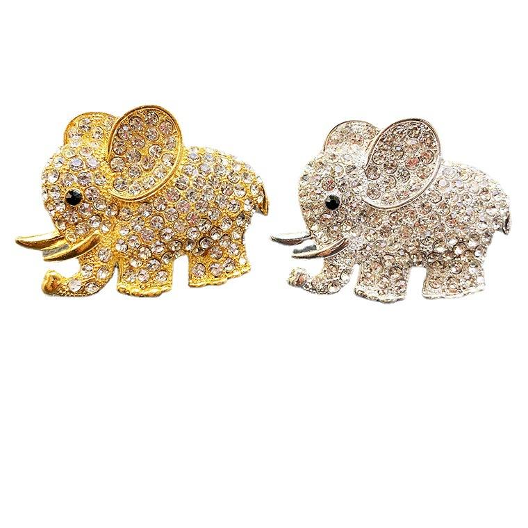 Bling Elephant Car Air Conditioner Air Outlet Perfume Clip Car Perfume Air Freshener Diamond Elephant Auto Interior Decoration