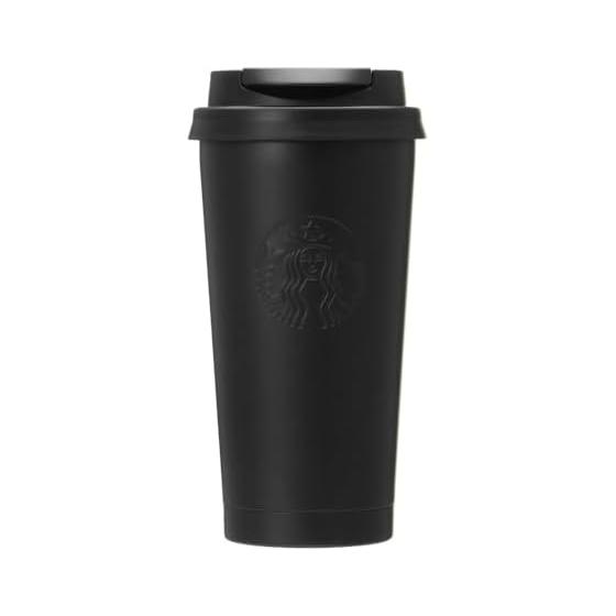 Starbucks Recycled Stainless Steel TOGO Logo Tumbler Matte Black 473ml (2024 Model)