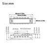Easy To Install Tune O Matic Bridge Durability Guitar Replacement Part For Quick Upgrade And Better Control