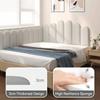Nordic Style Soft Back Bed Headboard Self-adhesive Anti-collision Back Wall Mat Peel and Stick Wall Panels Kid Room