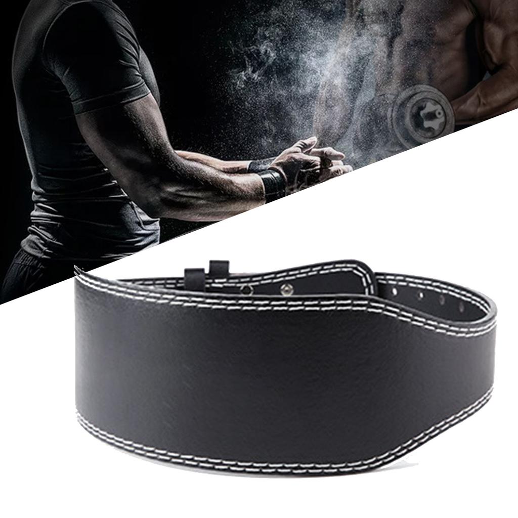 Gym Belt Fitness Belt Adjustable PVC Multipurpose for Cross Training Weight Lifting Powerlifting Deadlift