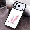 Bunny Rabbit Ears Phone Case For iPhone 17 16 15 14 13 12 11 Pro Max Plus 17Air Soft Silicone Cover