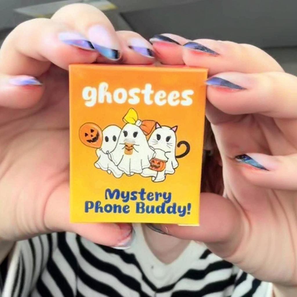 Ghostees Mystery Phone, Phone Figure Surprise Toy, Halloween Phones Shaped Doll, Applicable To All Models Of Mobile Phones