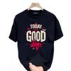 Trendy Brand Short-Sleeved Pure Cotton Men'S Printed T-Shirt Trendy Men'S And Women'S Versatile Round Neck T-Shirt Men'S