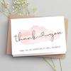 Pink Thank You Gift Card Tags for Packaging Decoration
