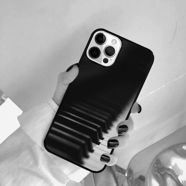 Hudební klavírní klávesa Pouzdro na telefon Kryt Pro iPhone 17 Air 15 16 14 11 12 13 Pro MAX Plus