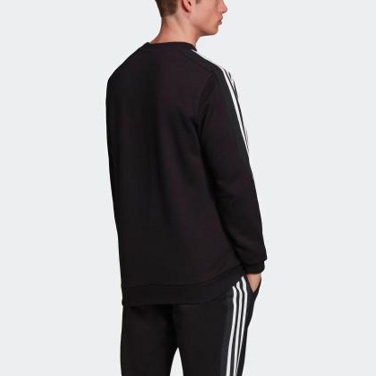 Adidas Originals Radkin Crewneck Sweatshirt With Small Trefoil Embroidery Men Tops Black DU8141