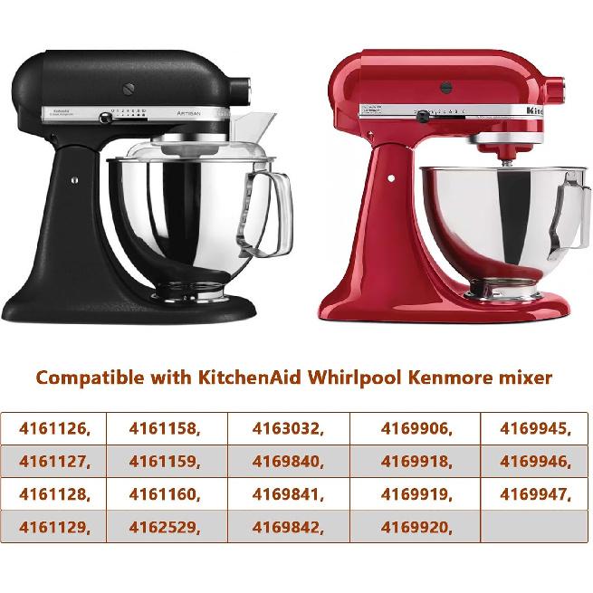 W10191926 Mixer Bowl Screw Cap Replacement for Whirlpool KitchenAid Kenmore Mixer Bowl Clamping Plate Replace 4163032 WPW10191926 AP6016640 4161126
