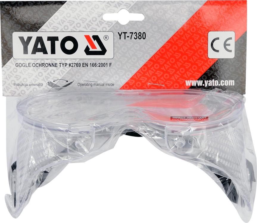 YT-7380 YATO Safety Goggles