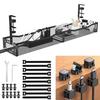 SONATURE Cable Tray Cable Fits 64cm Wide Desks with Popular No Drilling 12KG Load Easy Router Desk Cord Cable Cable Carbon Silicone 6 Magnetic Cable