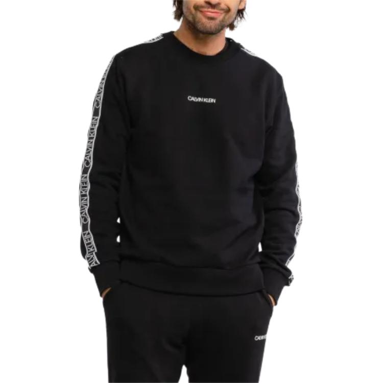 

Calvin Klein Приталений світшот з принтом логотипу з круглим вирізом Чоловічі світшоти K10K107313BEH M