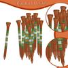20x Golf Tees Supplies Outdoor Sports Accessories Less Friction and Longer Drives 3-1/4 inch