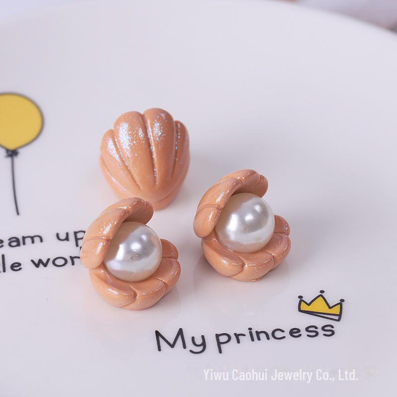 Ocean Pearl Shell Resin Jewelry DIY Keychain & Phone Chain Accessories