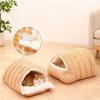 Thiened Warm Winter House Semi-Closed Dog House Detachable Waable Pet Mat Se Feeling Pet Bed for s And Dogs