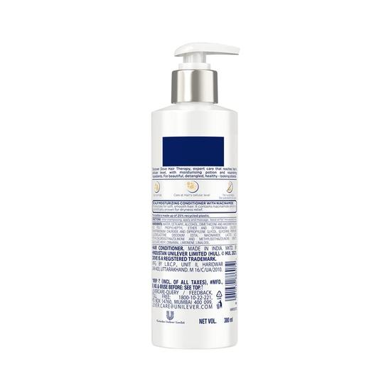 DOVE Hair Therapy Dry Scalp Care Moisturizing Conditioner, Sulphate Free, No Parabens & Dyes, With Niacinamide, 380 Ml