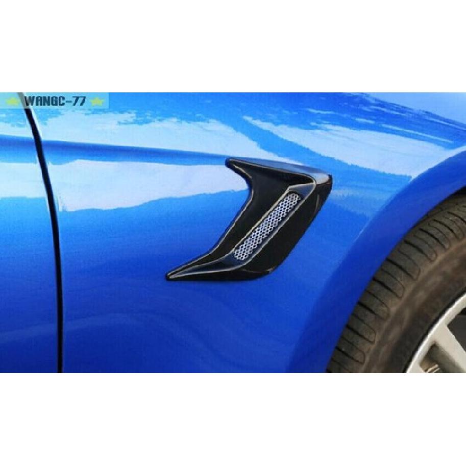 For BMW 5 Series G30 2018- ABS Black Front Side Vent Fender Cover Trim