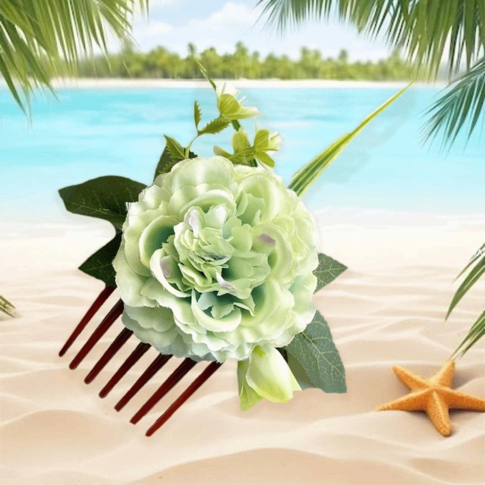 Side Clip Flower Hair Comb Hair Clip Thai Hair Accessories Sweet Wedding Bride Accessories  Female