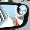 2 Pieces Car Blind Spot Mirror Real Mirror Round 55 Mm Swivel High Quality And Slim Design Convex
