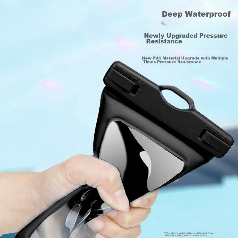 Waterproof Phone Case, Touchscreen Compatible, Swimming Waterproof Pouch, Delivery Rider Rain Protection, Dust-Proof Cover