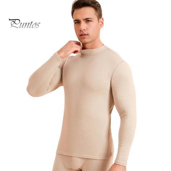 

2 шт./компл. мужской теплый наряд, О-образный вырез, длинный рукав, термотоп, высокая талия, длинные брюки, комплект, однотонный, облегающий, дышащий, нижний наряд 4XL