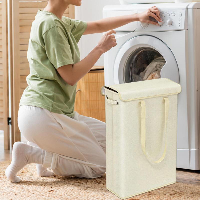 Dirty Clothes Basket Dirty Clothes Laundry Storage Basket Stable Load-Bearing Decorative Basket For Bedroom Bathroom Living Room